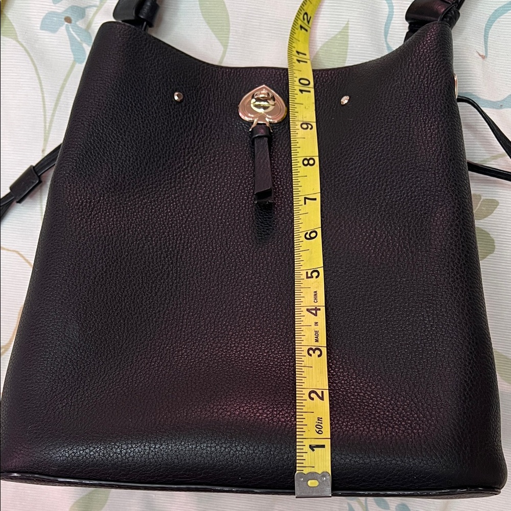 Kate Spade Black Pebbled Leather Shoulder Bag/crossbody bag - Picture 7 of 15